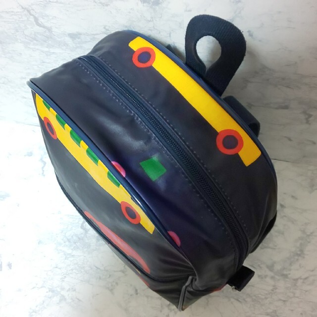 marimekko(マリメッコ)の【美品/完売品】marimekko ブーブー リュックサック 車 総柄 キッズ/ベビー/マタニティのこども用バッグ(リュックサック)の商品写真