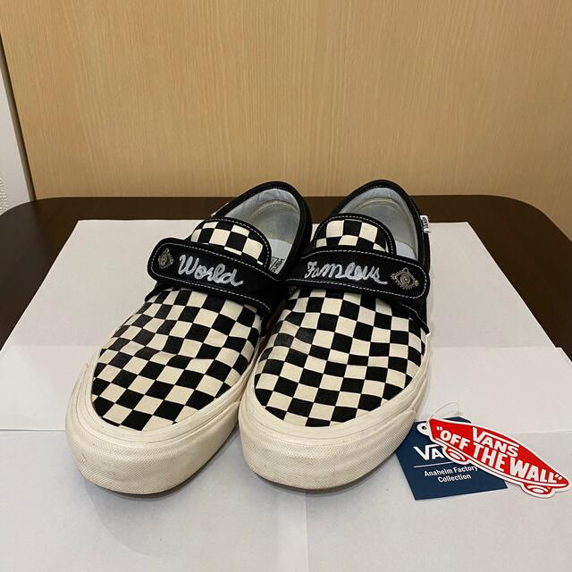 VANS(ヴァンズ)のVANS STYLE47 ベルクロ カスタム 27.5 チェッカー メンズの靴/シューズ(スニーカー)の商品写真