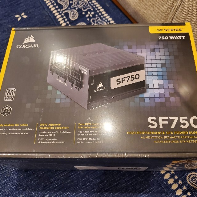 CORSAIR SF750 80PLUS PLATINUM新品未開封