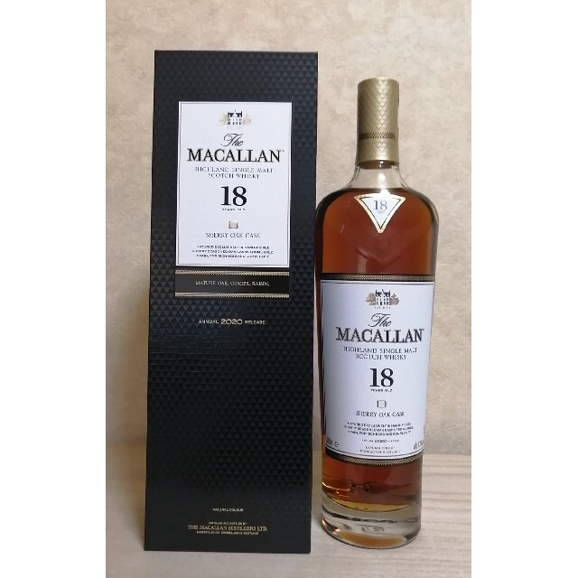 MACALLAN　マッカラン18年　2020リリース