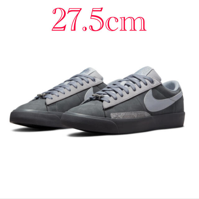 靴/シューズNIKE FPAR SB BLAZER LOW 27.5cm グレー 新品