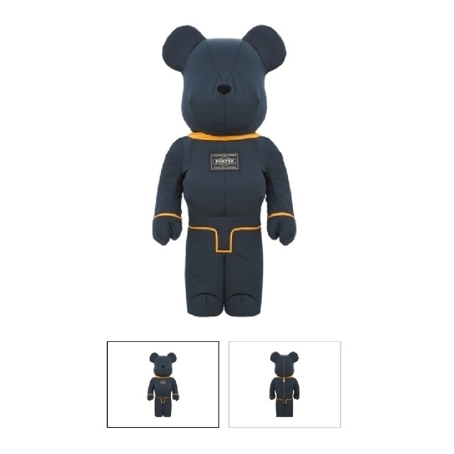 MEDICOM TOY(メディコムトイ)のBE@RBRICK PORTER TANKER IRON BLUE 1000% ハンドメイドのおもちゃ(フィギュア)の商品写真