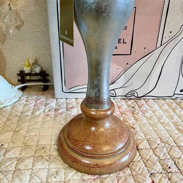 ZARA HOME - ハルモニア ウッディシルバーキャンドルホルダー ZARA HOME - ハルモニア ウッディシルバーキャンドルホルダー