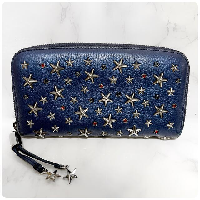 JIMMY CHOO - 大人気♡ ジミーチュウ 長財布 スタースタッズ ラウンド