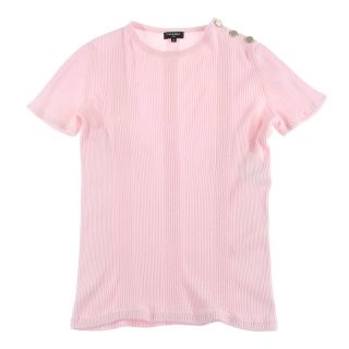 シャネル(CHANEL)のシャネル CHANEL リブニット 半袖Ｔシャツ(Tシャツ(半袖/袖なし))