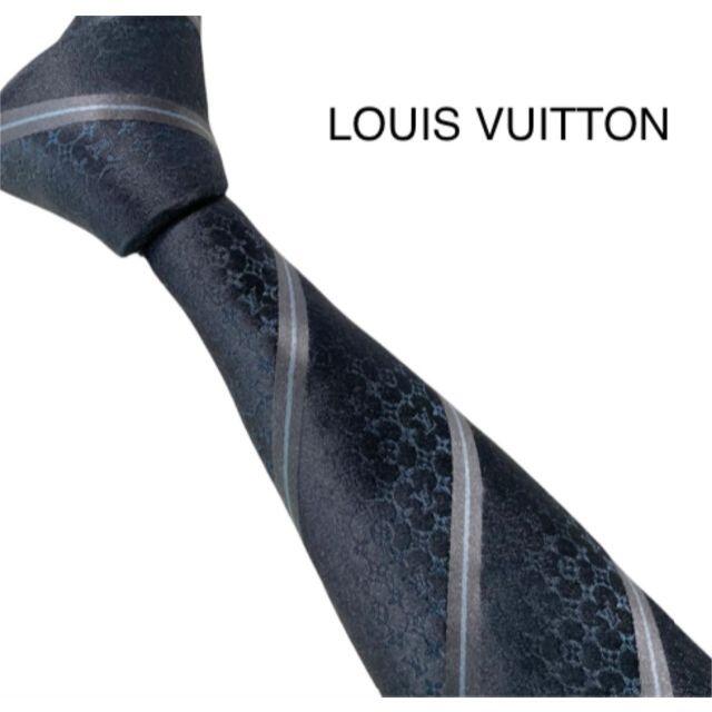 LOUIS VUITTON(ルイヴィトン)の美品　LOUIS VUITTON ルイヴィトン　ネクタイ　モノグラム メンズのファッション小物(ネクタイ)の商品写真