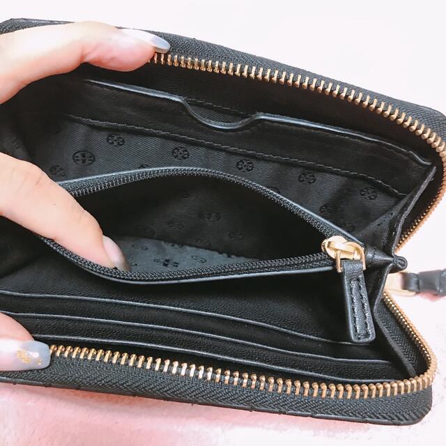 2022春大特価セール! Tory Burch ブラック 長財布 ラウンドファスナー ...
