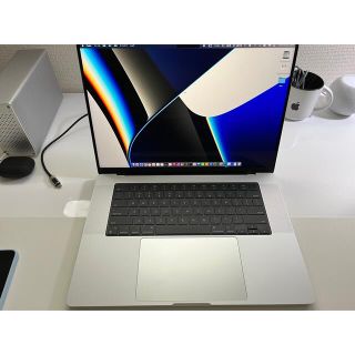 マック(Mac (Apple))の16インチMacBook Pro 2021 M1Pro シルバー US 1TB(ノートPC)