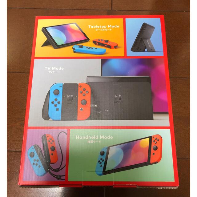 海外出荷 新品未開封Nintendo switch有機ELモデル ネオンブルーネオン