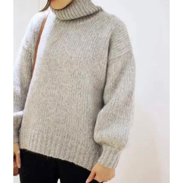 DEUXIEME CLASSE(ドゥーズィエムクラス)のDEUXIEME CLASSEPRIMITIVE KNIT ベビーアルパカニット レディースのトップス(ニット/セーター)の商品写真