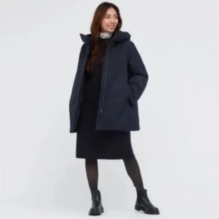 ユニクロ(UNIQLO)のハイブリッドダウンショートコート(ダウンコート)