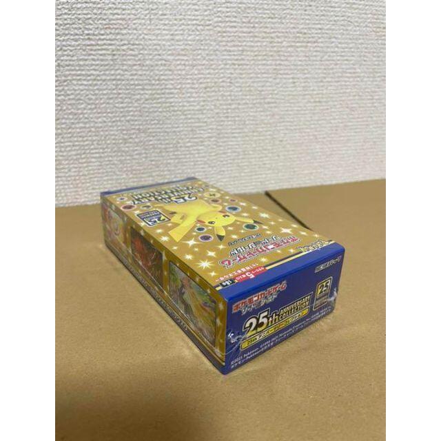 ポケモンカード 25周年 シュリンク付き1BOX プロモ 4パック付き