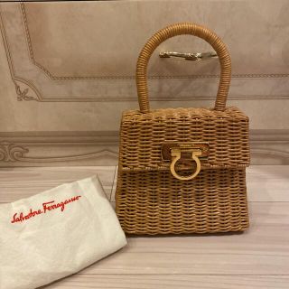 Salvatore Ferragamo - 最終価格 フェラガモ 希少品 レア かごバッグ ...