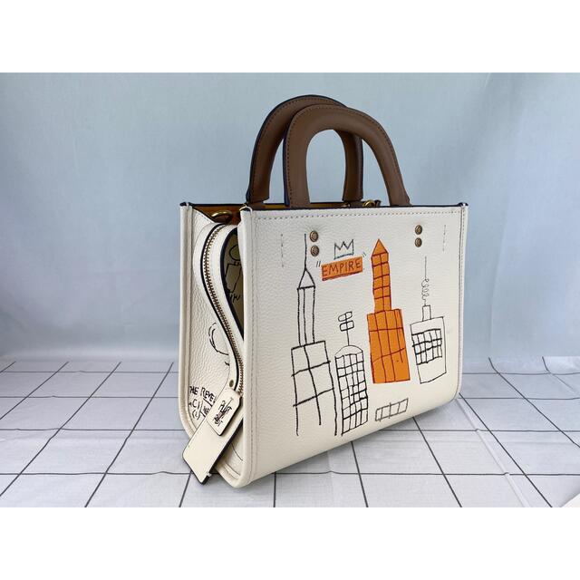 COACH バスキア ハンドバッグ ホワイト EMPIRE COACH バスキア ハンドバッグ ホワイト EMPIRE