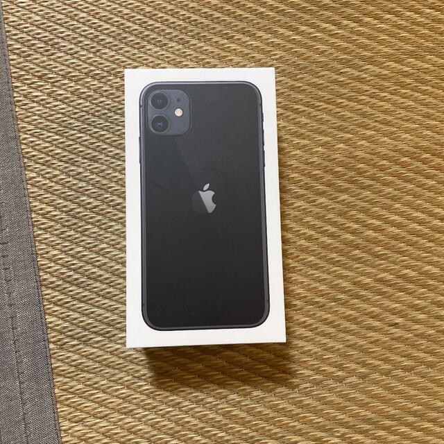 iPhone11 64GB simフリー　ブラックスマホ/家電/カメラ