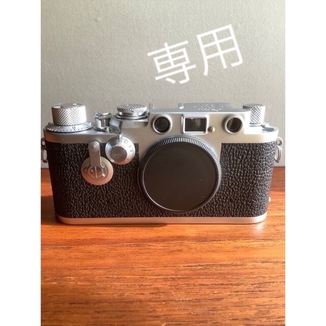 LEICA(ライカ)の【美品】LEICA Ⅲｆレッドダイヤル ＆セルフタイマー♪ スマホ/家電/カメラのカメラ(フィルムカメラ)の商品写真