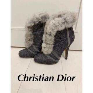 クリスチャンディオール(Christian Dior)の★美品★Christian Dior ファーブーツ(ブーツ)