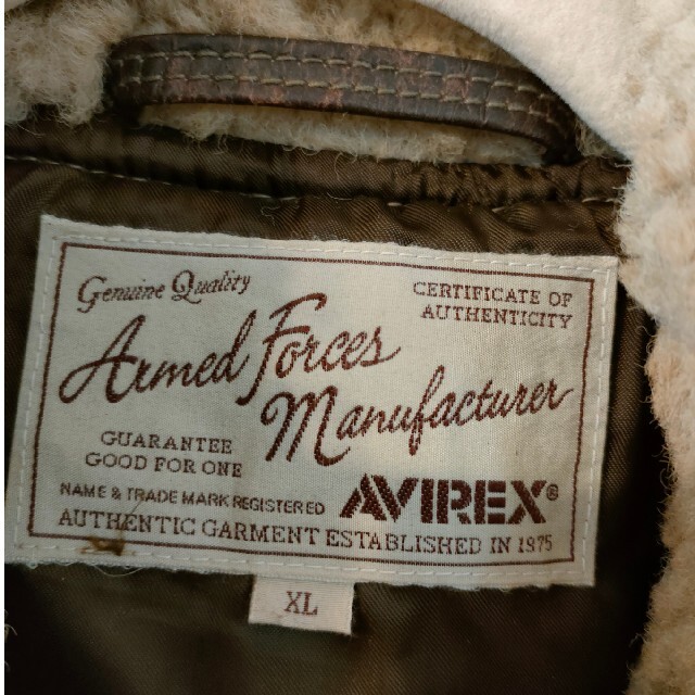 AVIREX(アヴィレックス)の大きいサイズ AVIREX G-1 BLACK ACES フライトジャケット メンズのジャケット/アウター(フライトジャケット)の商品写真