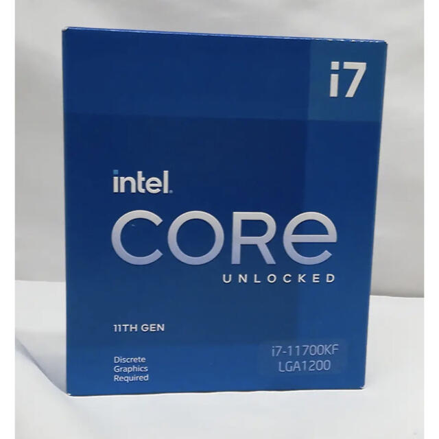 未開封 Intel Core i7-11700KF BOX