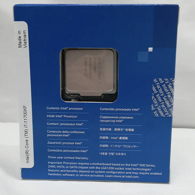 100%新品人気SALE】 INTELECTION - 未開封 Intel Core i7-11700KF BOX