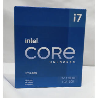 インテレクション(INTELECTION)の未開封 Intel Core i7-11700KF BOX(PCパーツ)