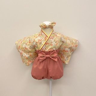 ベビー袴　ハンドメイド(和服/着物)