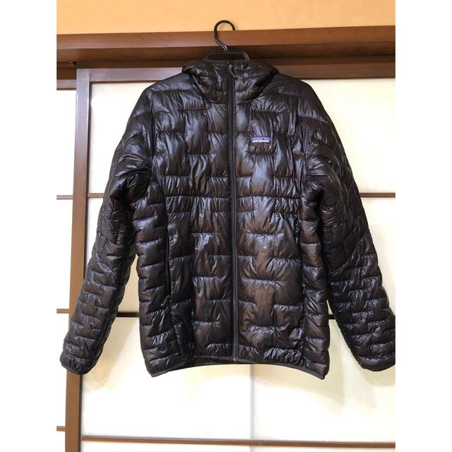 ダウンジャケットpatagonia パタゴニア マイクロパフフーディ BLACK M