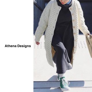 ネストローブ(nest Robe)のAthena Designs（アテナデザイン）|ロングカーディガン(ニット/セーター)