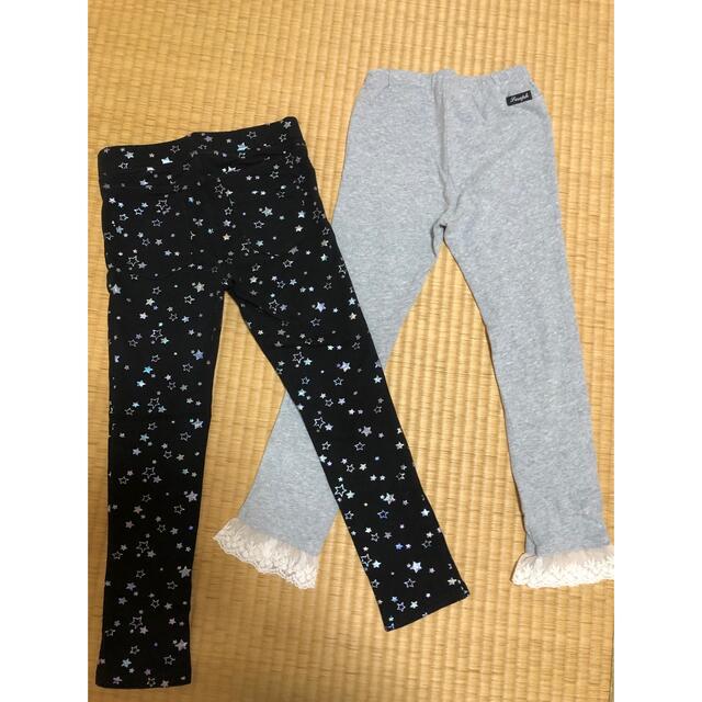 H&M(エイチアンドエム)のレギンス2枚セット　サイズ120 キッズ/ベビー/マタニティのキッズ服女の子用(90cm~)(パンツ/スパッツ)の商品写真