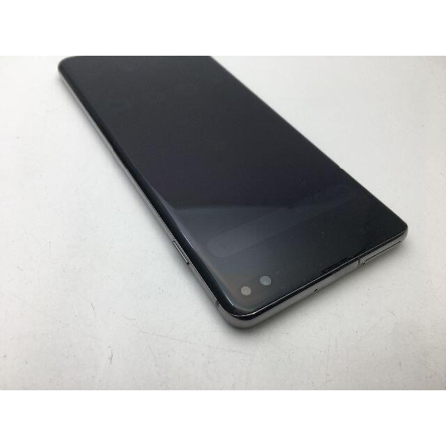 SAMSUNG(サムスン)のR641 SIMフリー au Galaxy S10+ SCV42 ブラック美品 スマホ/家電/カメラのスマートフォン/携帯電話(スマートフォン本体)の商品写真