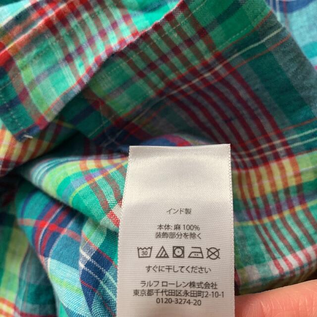 Ralph Lauren(ラルフローレン)の未使用ラルフローレンチェックシャツMサイズ相当 レディースのトップス(シャツ/ブラウス(長袖/七分))の商品写真