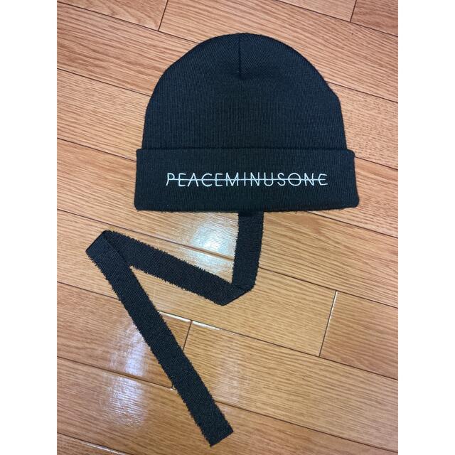 PEACEMINUSONE(ピースマイナスワン)のPEACEMINUSONE KNIT CAP (BLACK) メンズの帽子(ニット帽/ビーニー)の商品写真