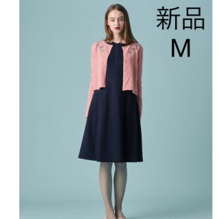 トッカ(TOCCA)のトッカ　ＦＯＵＲ　ＦＬＯＷＥＲＳ　ＲＯＳＥ　ＫＮＩＴ　カーディガンM(カーディガン)