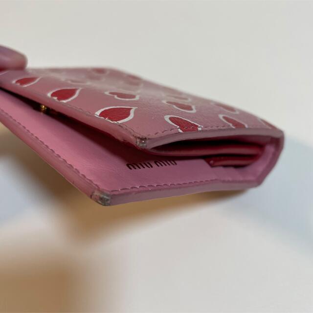 miumiu ハートバイカラー二つ折り財布 の通販 by ありりん's shop｜ミュウミュウならラクマ - miumiu マドラス 低価正規品