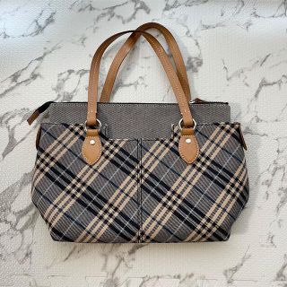 バーバリーブルーレーベル(BURBERRY BLUE LABEL)のバーバリーブルーレーベル　ノバチェック　トート　バッグ(トートバッグ)