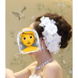 ウエディング ヘッドドレス  ヘアアクセサリー 髪飾り(ヘッドドレス/ドレス)