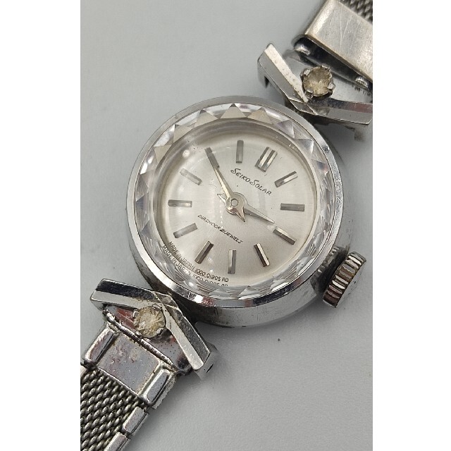 ファッション小物SEIKO セイコー 腕時計 SOLAR 1000-0110　K14WG 手巻き