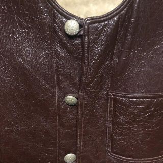 ムートンベスト ビンテージの通販 by けんけん's shop|ラクマ