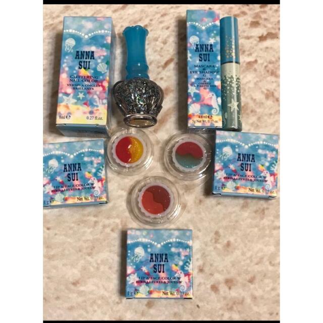 ANNA SUI(アナスイ)のANNA SUI 限定　ネイルカラー　マスカラ　リップ　フェイスカラー コスメ/美容のベースメイク/化粧品(リップグロス)の商品写真