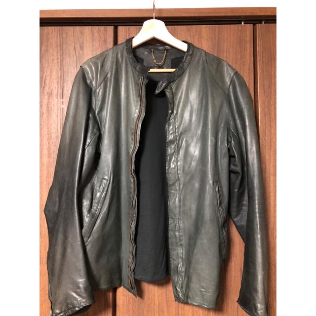 Sisii シシ シングルライダース レザージャケット 牛革 中華のおせち