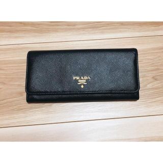 プラダ(PRADA)のプラダ正規品　サフィアーノ　ピンクバイカラー(財布)