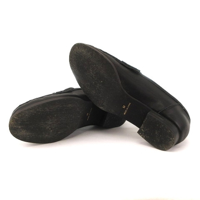 RNA-N(アールエヌエーエヌ)のアールエヌエーエヌ ビットローファー スリッポン E4645 レザー 黒 M レディースの靴/シューズ(ローファー/革靴)の商品写真
