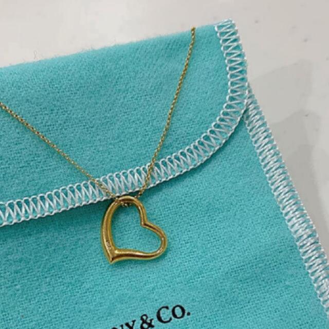 18K】 ティファニー風 オープンハート 宅配 8060円 stockshoes.co