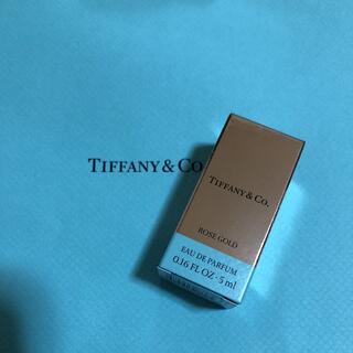 ティファニー(Tiffany & Co.)のティファニー　ローズゴールド　オードパルファム  ミニサイズ　新品未使用(香水(女性用))