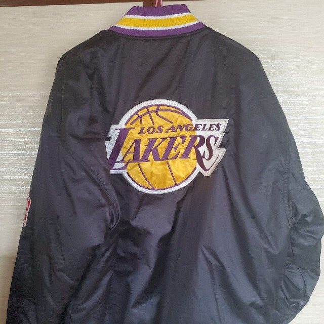 激レア確実正規 90s ロサンゼルス レイカーズ Lakers NBA 刺繍 スタジャン