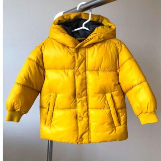 ザラキッズ(ZARA KIDS)の【ZARA baby】yellowダウン☆美品(ジャケット/上着)