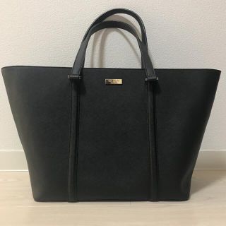 ケイトスペードニューヨーク(kate spade new york)の【チャコ様専用】ケイト・スペード★最大級トートバッグ黒(トートバッグ)