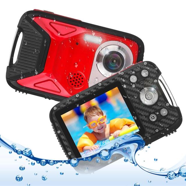 デジタルカメラ 防水 デジカメ 1080P コンパクトカメラ 2.8インチ