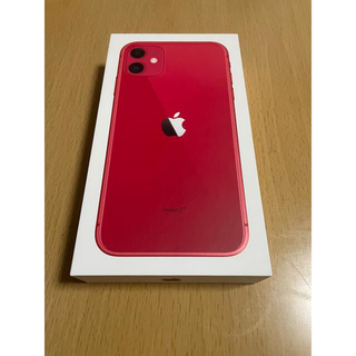 [新品]iPhone11 PRODUCT RED64GB SIMフリー　一括購入