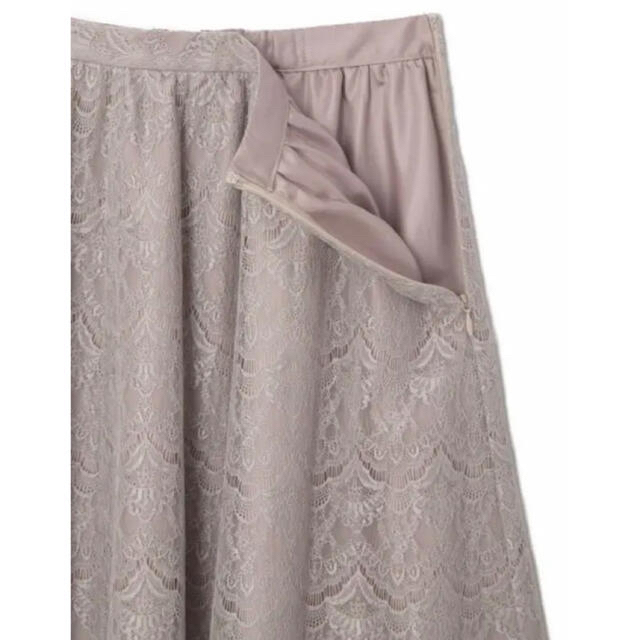 Noble(ノーブル)のCACHEC ラッセルレースフレアスカート レディースのスカート(ロングスカート)の商品写真